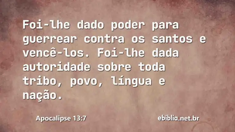 Apocalipse 13:7