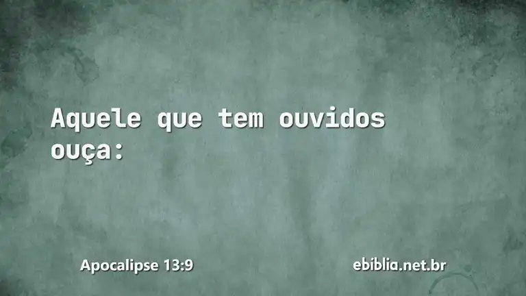 Apocalipse 13:9