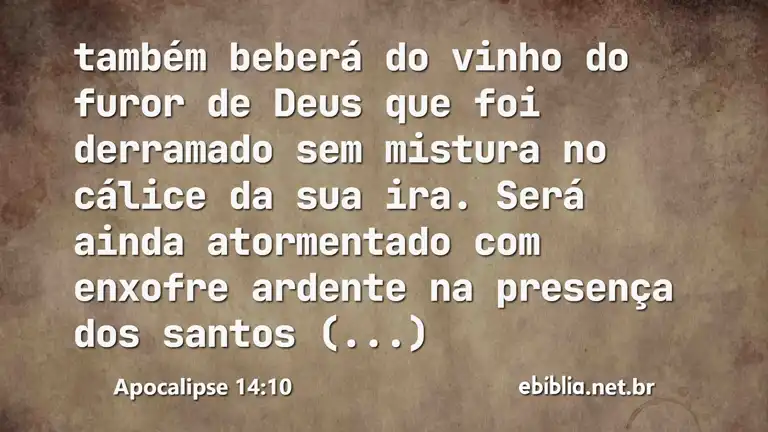 Apocalipse 14:10