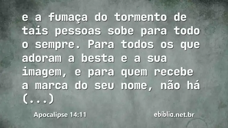 Apocalipse 14:11