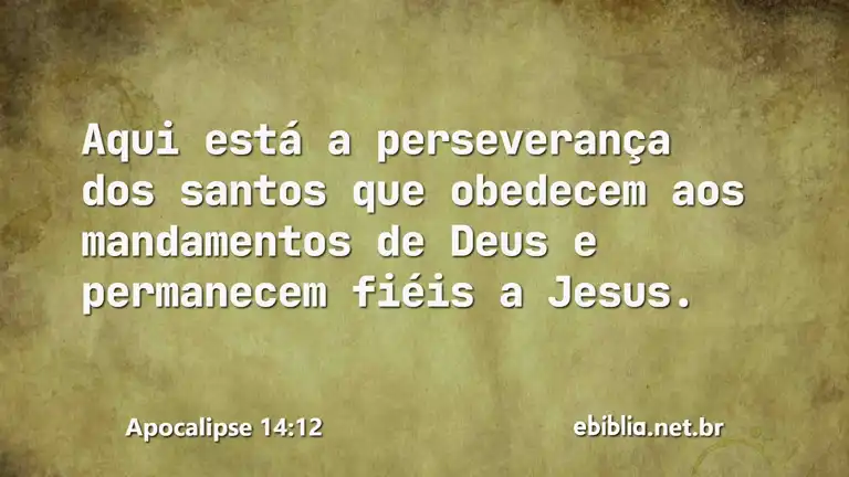 Apocalipse 14:12