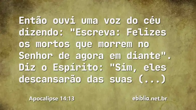 Apocalipse 14:13