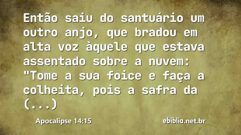 Apocalipse 14:15