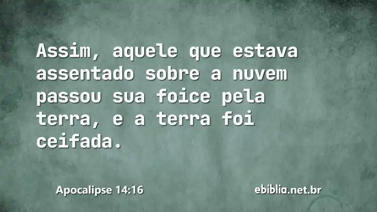 Apocalipse 14:16