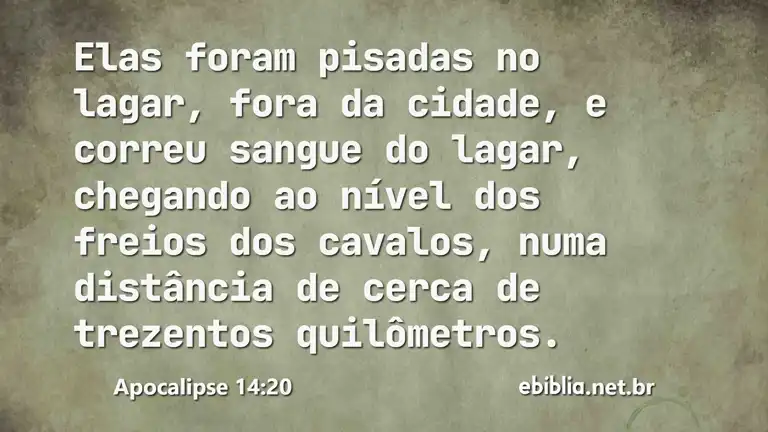 Apocalipse 14:20