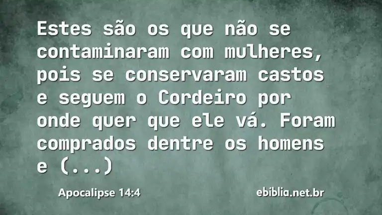 Apocalipse 14:4