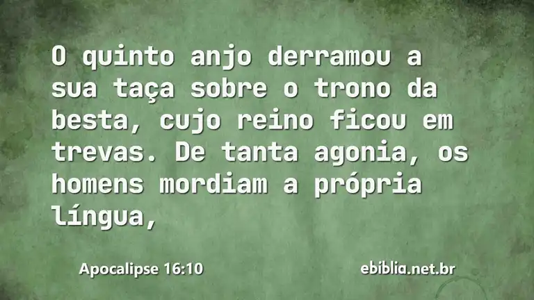 Apocalipse 16:10