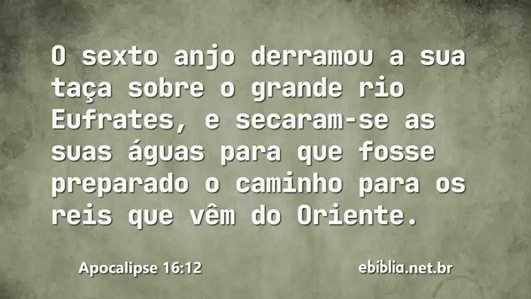 Apocalipse 16:12