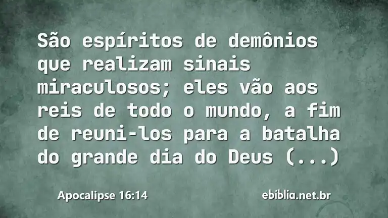 Apocalipse 16:14