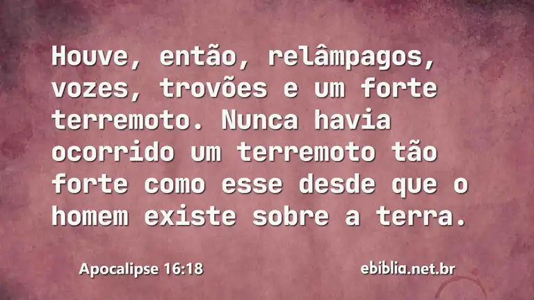 Apocalipse 16:18