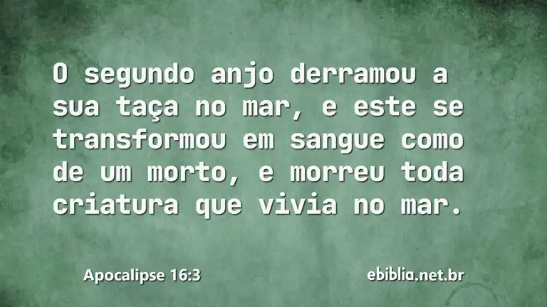 Apocalipse 16:3