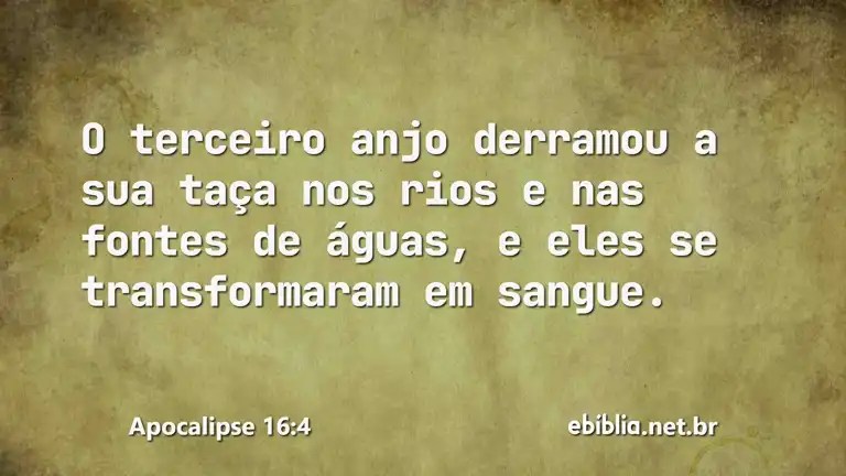 Apocalipse 16:4