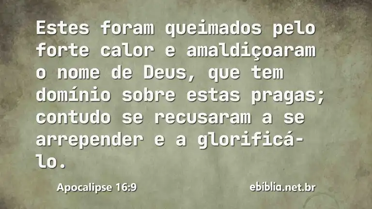 Apocalipse 16:9