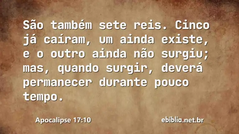 Apocalipse 17:10