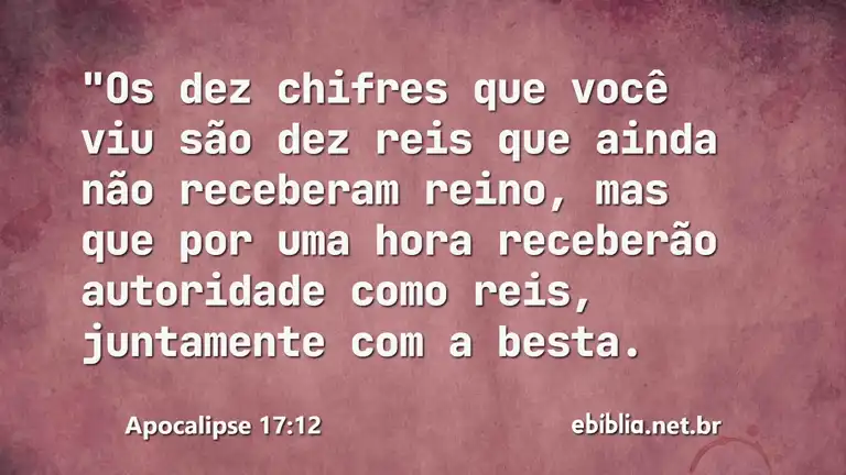 Apocalipse 17:12