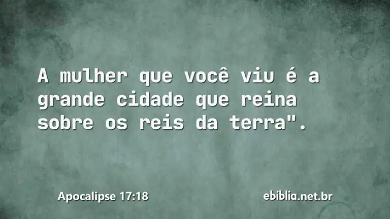 Apocalipse 17:18