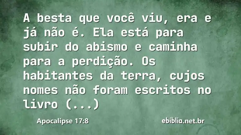 Apocalipse 17:8