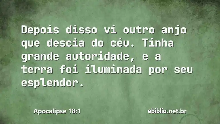 Apocalipse 18:1