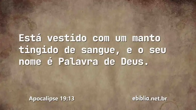 Apocalipse 19:13