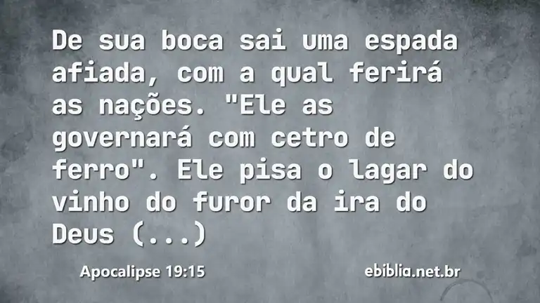 Apocalipse 19:15