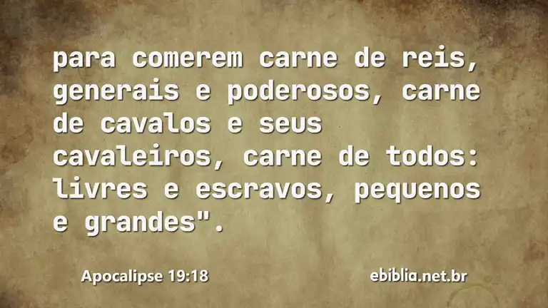 Apocalipse 19:18