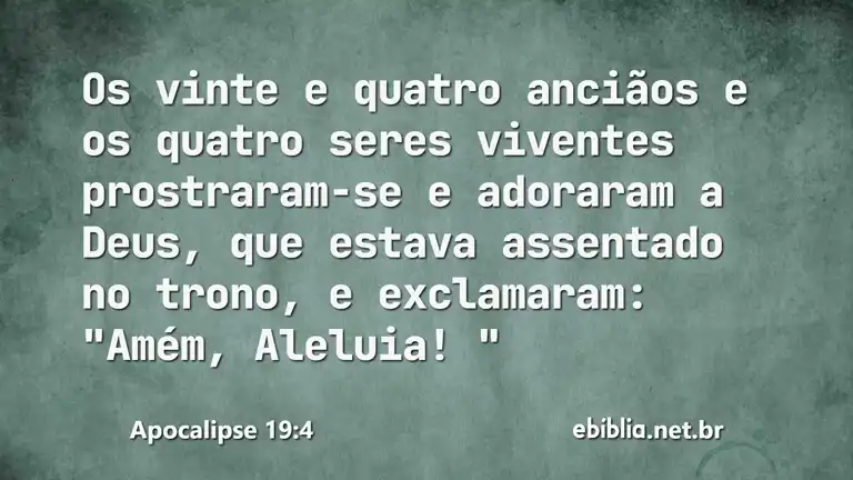 Apocalipse 19:4