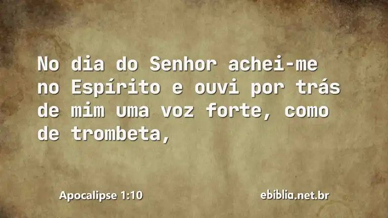 Apocalipse 1:10