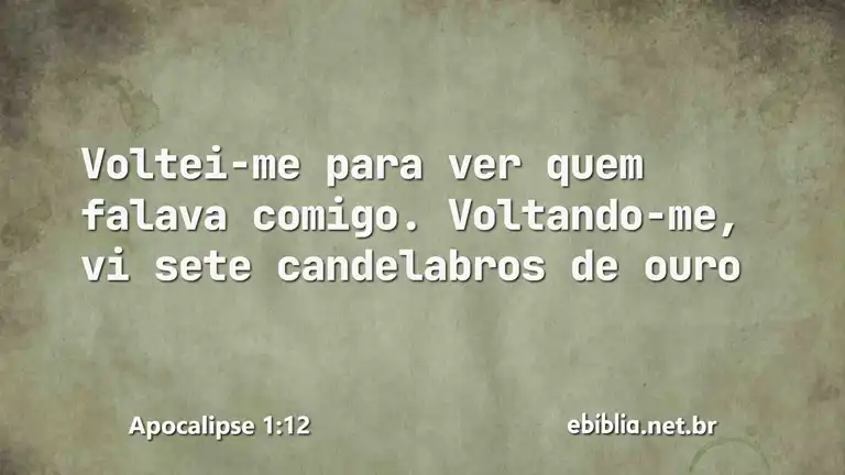 Apocalipse 1:12