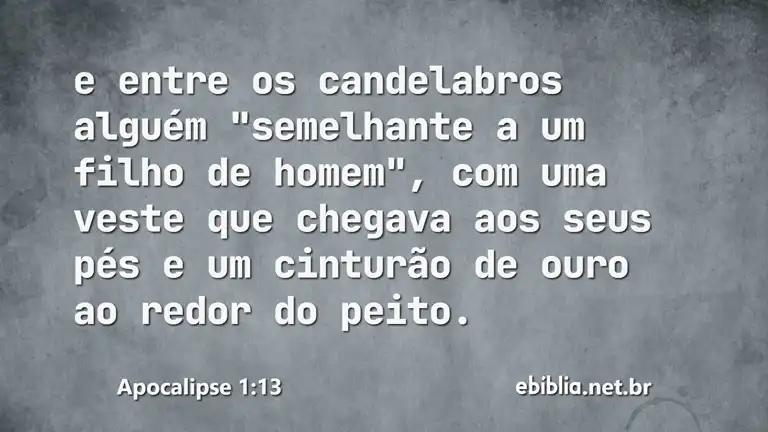 Apocalipse 1:13