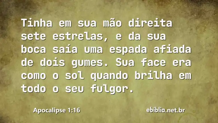 Apocalipse 1:16