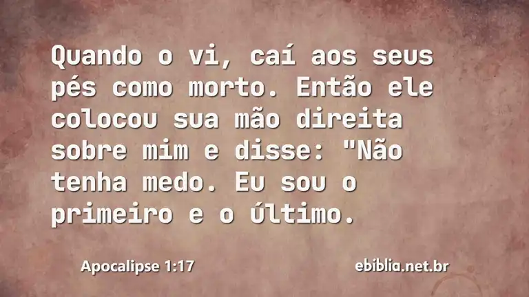 Apocalipse 1:17