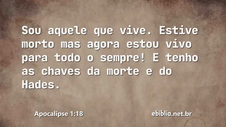 Apocalipse 1:18