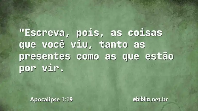 Apocalipse 1:19