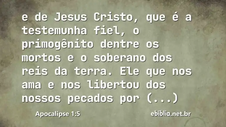 Apocalipse 1:5