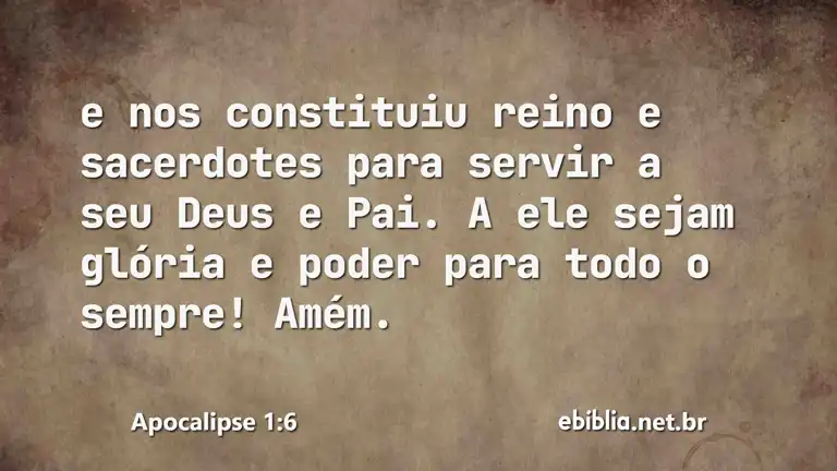 Apocalipse 1:6