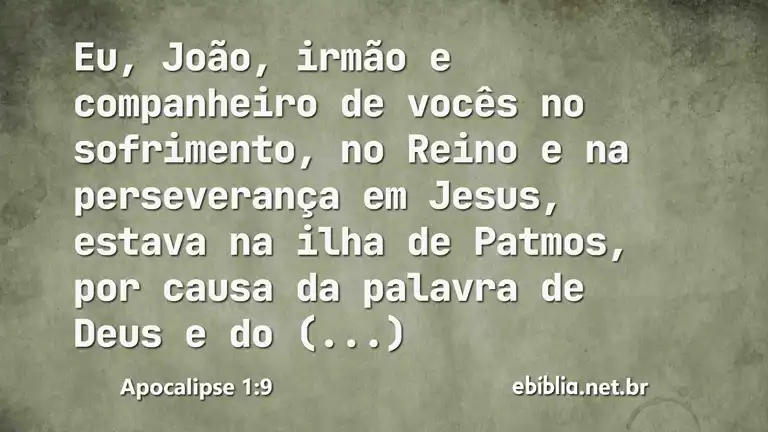 Apocalipse 1:9