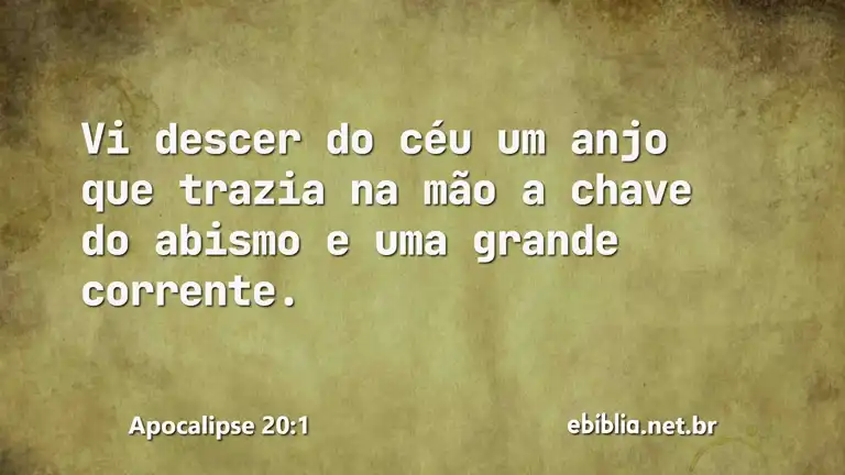 Apocalipse 20:1