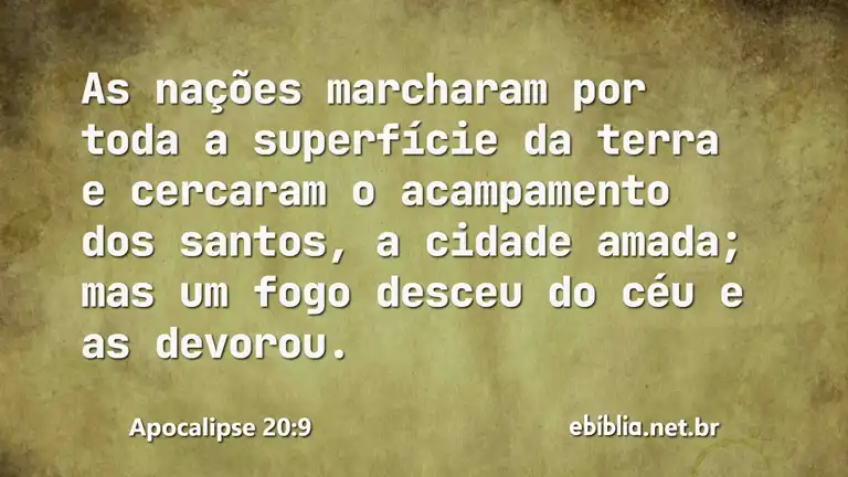 Apocalipse 20:9