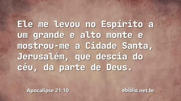 Apocalipse 21:10