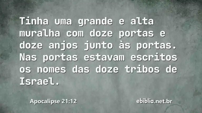 Apocalipse 21:12