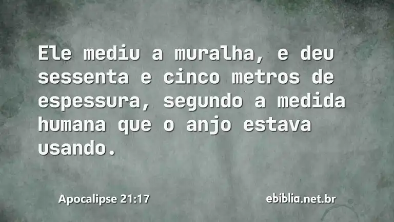 Apocalipse 21:17