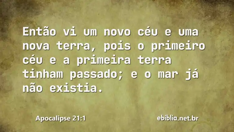 Apocalipse 21:1