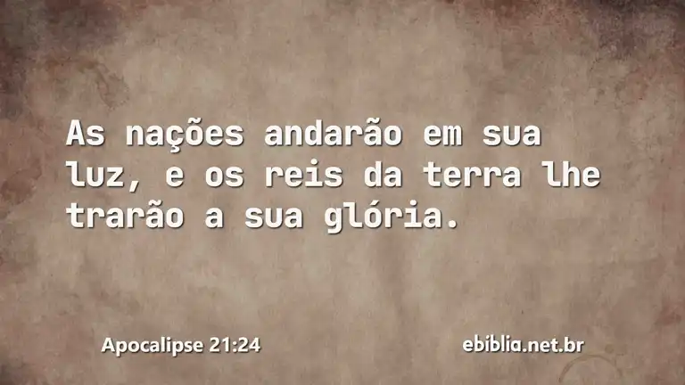 Apocalipse 21:24