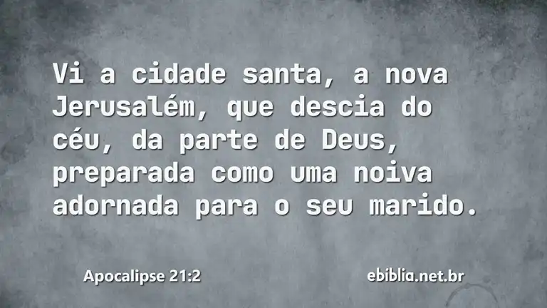 Apocalipse 21:2