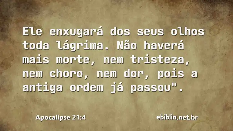 Apocalipse 21:4