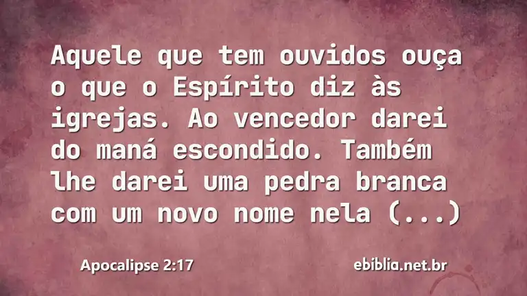 Apocalipse 2:17