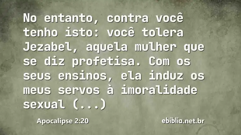 Apocalipse 2:20