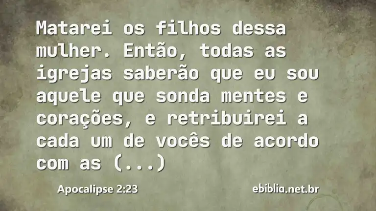 Apocalipse 2:23