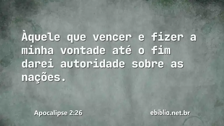 Apocalipse 2:26