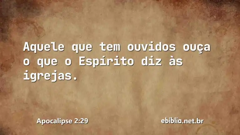 Apocalipse 2:29